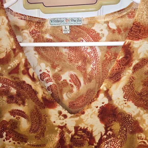 Vintage suzy paisley top - Picture 2 of 3